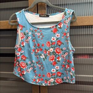 Revolution Blue Floral Women's Top